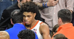 Clemson guard David Collins suspended after flagrant foul