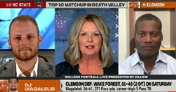 WATCH: ESPN's Greg McElroy, Joey Galloway preview Clemson-NC State showdown
