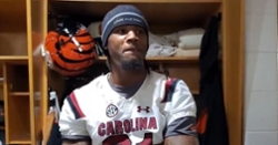 WATCH: Tee Higgins loses bet, wears South Carolina jersey