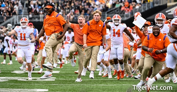 Clemson had an epic 51-45 win over Wake Forest on Saturday afternoon