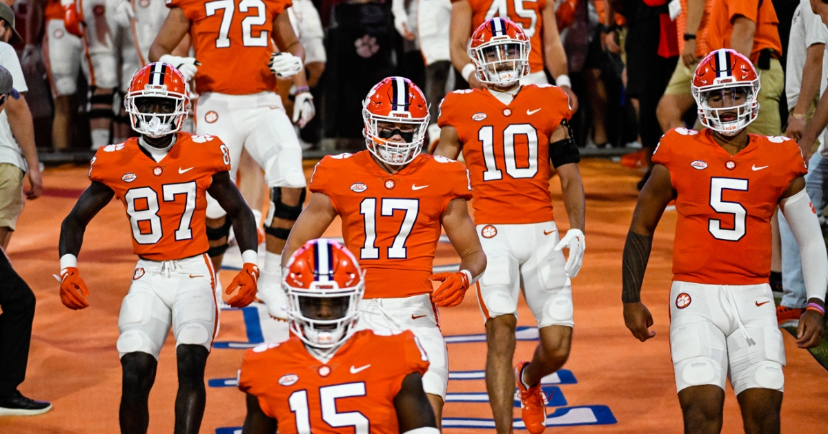 Clemson is as high as No. 5 in the rankings going into a first ranked game of the season at Wake Forest.