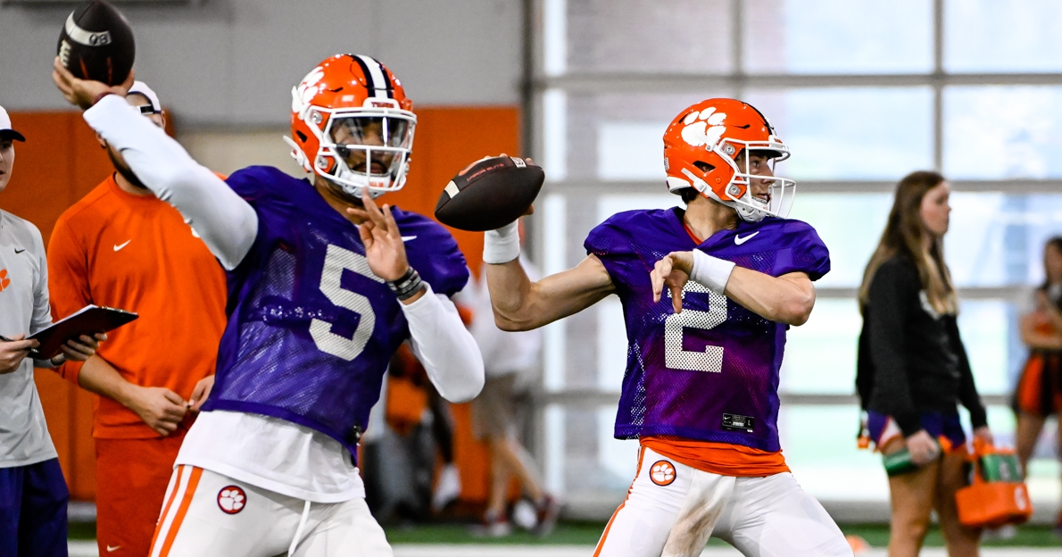 Clemson has a ton of talent at the QB position 