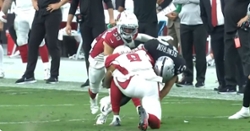 WATCH: Clemson pros collide on game-winning play in Cardinals-Raiders game