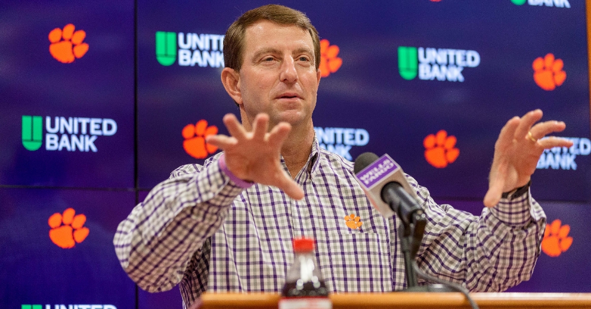 Swinney previews rivalry game: 'Everybody is paying attention'