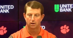 WATCH: Dabo Swinney previews road matchup with BC