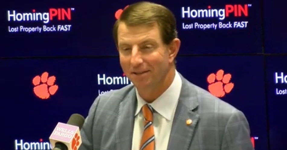 WATCH: Dabo Swinney postgame press conference after win over Miami