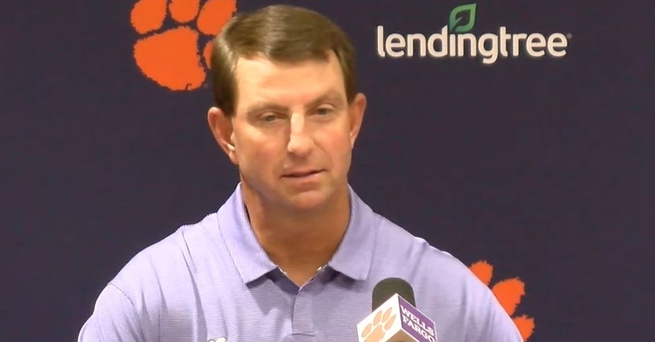 Swinney gave the latest news on the Tigers 