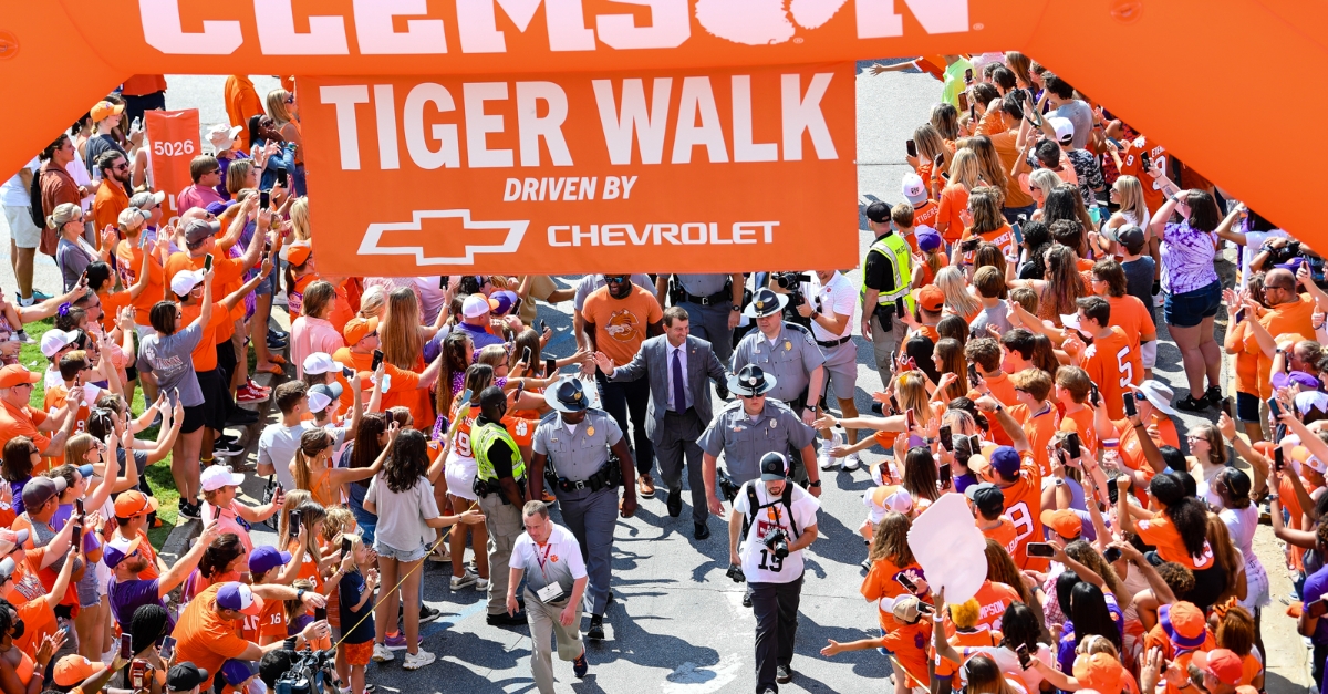Graham Neff details facilities update, including Tiger Walk and Lot 5