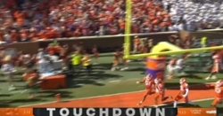 WATCH: Clemson grabs lead with pick-six against Gamecocks