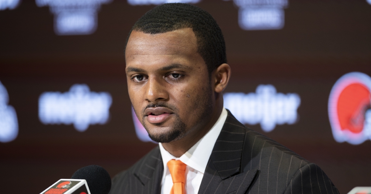 Deshaun Watson can play by the 12th game of the season per the new agreement with the NFL. (USA TODAY/Ken Blaze)