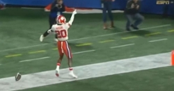 WATCH: Nate Wiggins with longest pick-six in ACC title history