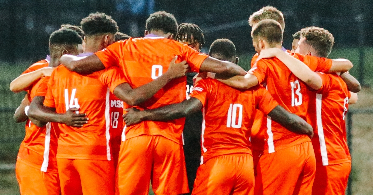 No. 1-ranked Clemson men's soccer scored two second-half goals to move to 6-0 on the season. (Clemson athletics photo)