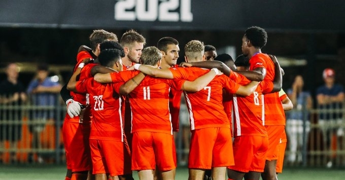 Clemson dropped its first game of the season and had an 11-game unbeaten run overall snapped Friday at Historic Riggs Field (Clemson athletics photo).
