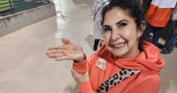 Nonna Wright and her All In chip bring good luck to her grandson and Clemson baseball