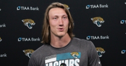 Trevor Lawrence reacts to being ranked as sixth-tier AFC QB